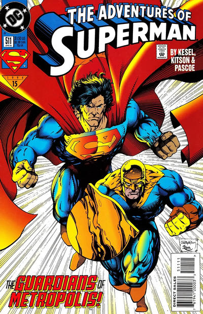 Cover for Adventures of Superman (DC, 1987 series) #511 [Direct Sales]