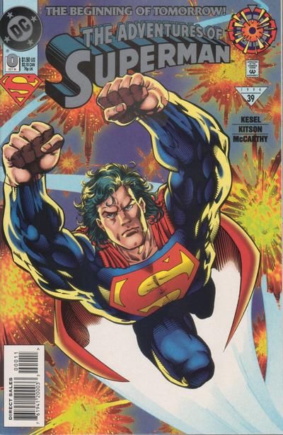 Cover for Adventures of Superman (DC, 1987 series) #0 [Direct Sales]