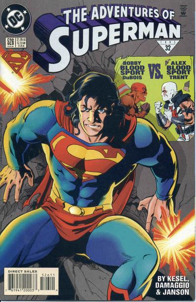 Cover for Adventures of Superman (DC, 1987 series) #526 [Direct Sales]
