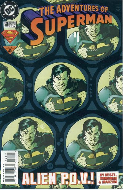 Cover for Adventures of Superman (DC, 1987 series) #528 [Direct Sales]