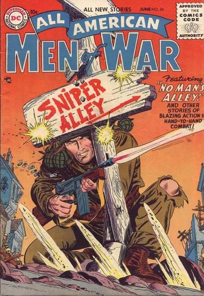 Cover for All-American Men of War (DC, 1952 series) #34