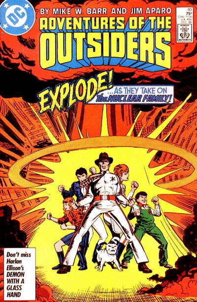 Cover for Adventures of the Outsiders (DC, 1986 series) #40 [Direct]