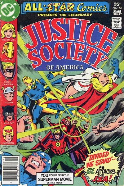 Cover for All-Star Comics (DC, 1976 series) #68