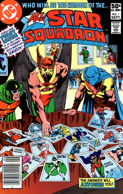 Cover for All-Star Squadron (DC, 1981 series) #1 [Newsstand]
