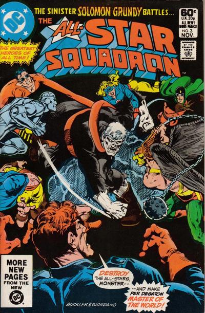 Cover for All-Star Squadron (DC, 1981 series) #3 [Direct]