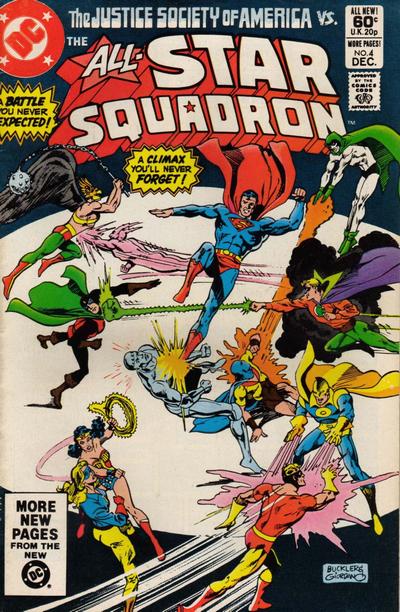 Cover for All-Star Squadron (DC, 1981 series) #4 [Direct]