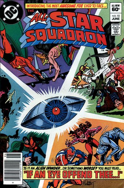 Cover for All-Star Squadron (DC, 1981 series) #10 [Newsstand]