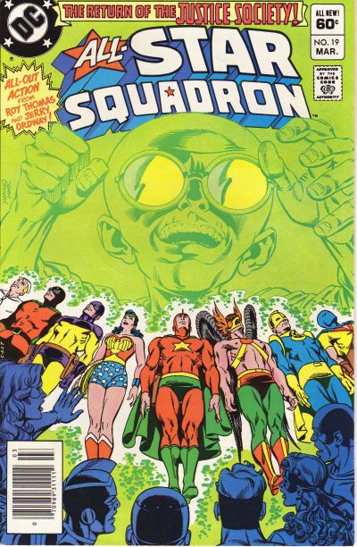 Cover for All-Star Squadron (DC, 1981 series) #19 [Newsstand]
