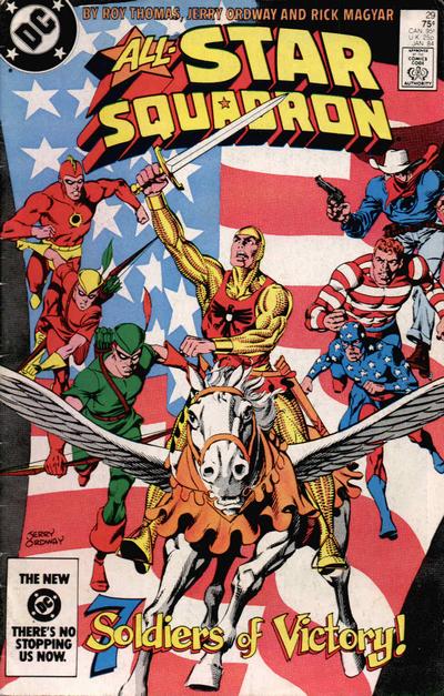 Cover for All-Star Squadron (DC, 1981 series) #29 [Direct]