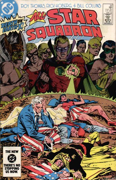 Cover for All-Star Squadron (DC, 1981 series) #32 [Direct]