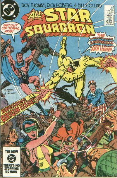 Cover for All-Star Squadron (DC, 1981 series) #33 [Direct]