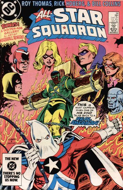 Cover for All-Star Squadron (DC, 1981 series) #38 [Direct]