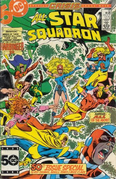Cover for All-Star Squadron (DC, 1981 series) #50 [Direct]