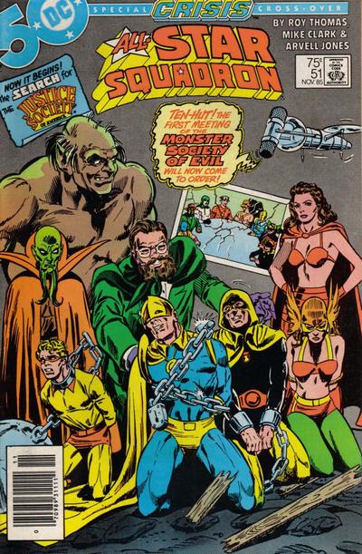 Cover for All-Star Squadron (DC, 1981 series) #51 [Newsstand]