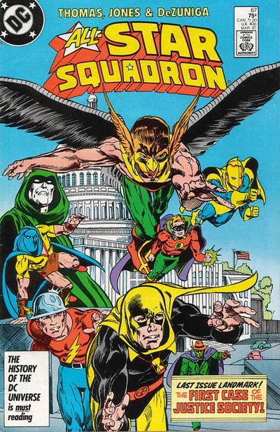 Cover for All-Star Squadron (DC, 1981 series) #67 [Direct]