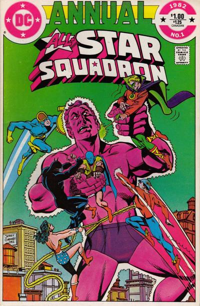 Cover for All-Star Squadron Annual (DC, 1982 series) #1 [Direct]