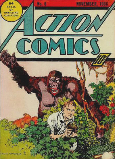 Cover for Action Comics (DC, 1938 series) #6