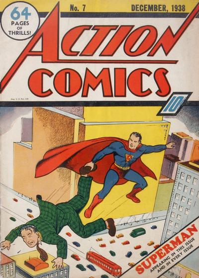 Cover for Action Comics (DC, 1938 series) #7