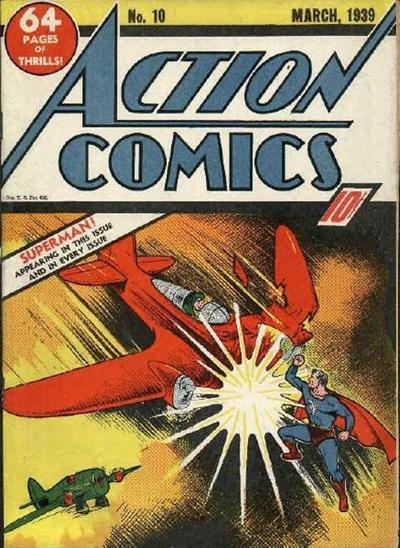 Cover for Action Comics (DC, 1938 series) #10