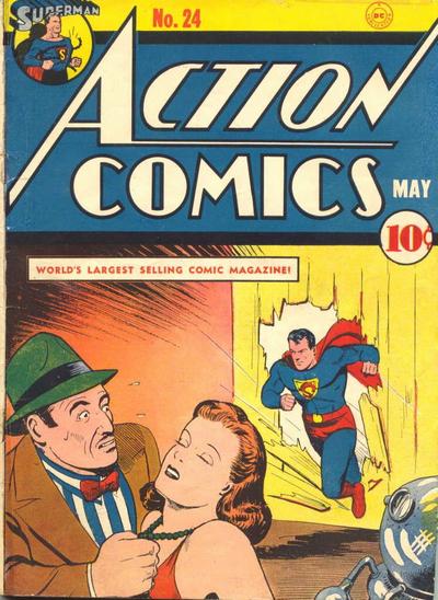 Cover for Action Comics (DC, 1938 series) #24