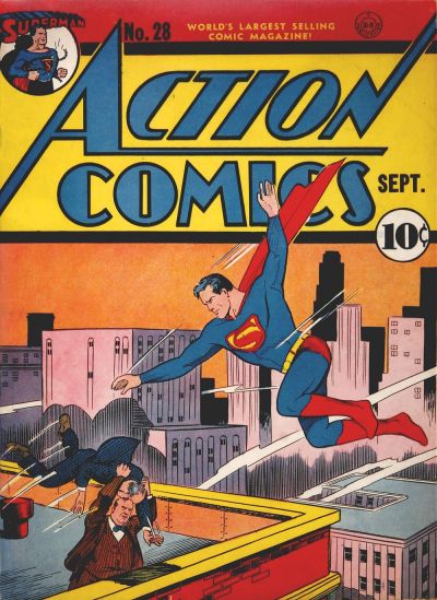 Cover for Action Comics (DC, 1938 series) #28 [Canadian]