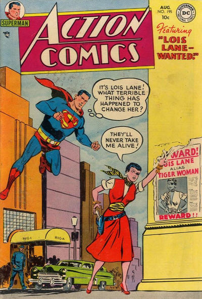 Cover for Action Comics (DC, 1938 series) #195