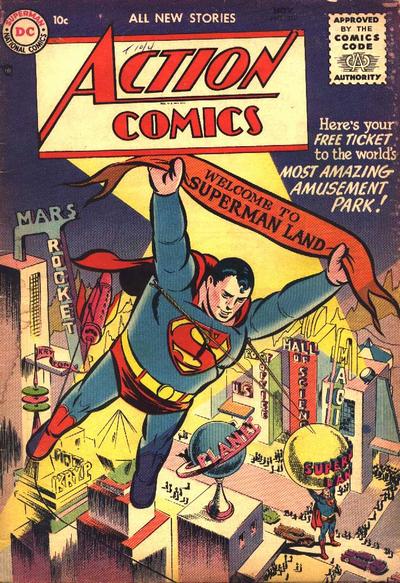 Cover for Action Comics (DC, 1938 series) #210