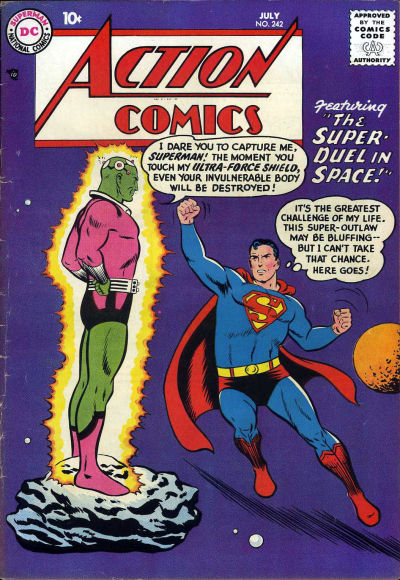 Cover for Action Comics (DC, 1938 series) #242