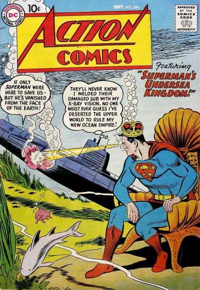Cover for Action Comics (DC, 1938 series) #244