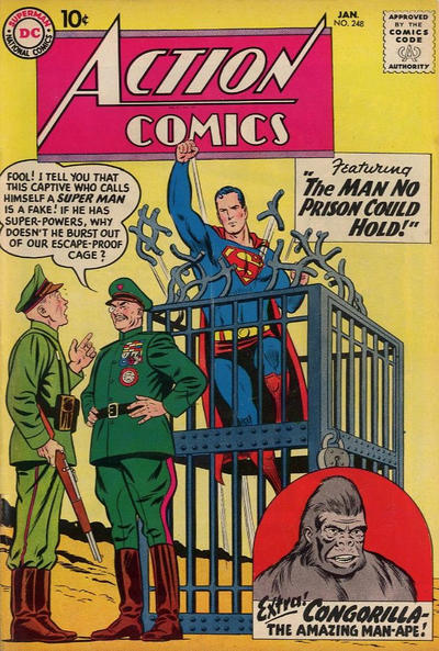 Cover for Action Comics (DC, 1938 series) #248