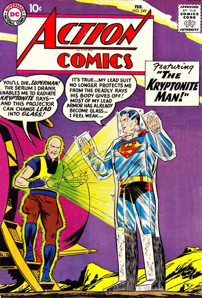 Cover for Action Comics (DC, 1938 series) #249