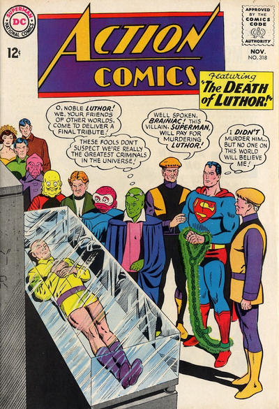 Cover for Action Comics (DC, 1938 series) #318
