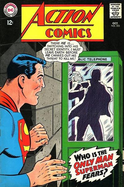 Cover for Action Comics (DC, 1938 series) #355