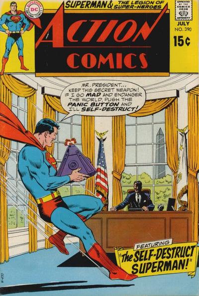 Cover for Action Comics (DC, 1938 series) #390
