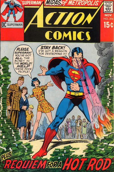 Cover for Action Comics (DC, 1938 series) #394