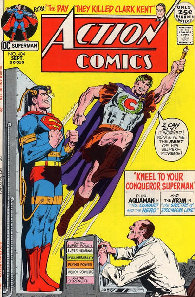 Cover for Action Comics (DC, 1938 series) #404