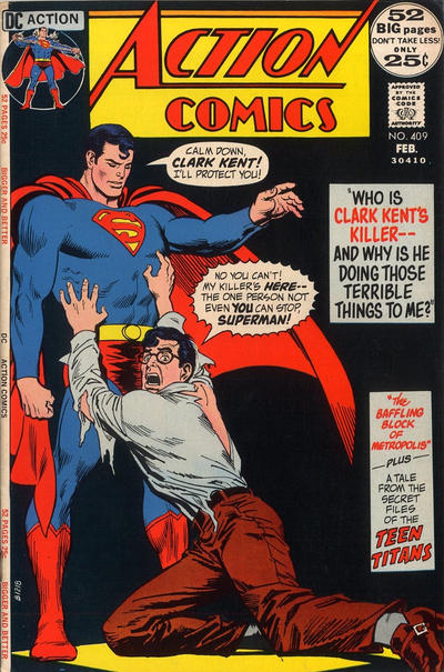 Cover for Action Comics (DC, 1938 series) #409