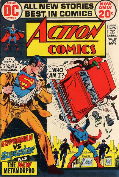 Cover for Action Comics (DC, 1938 series) #414