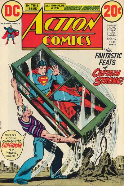 Cover for Action Comics (DC, 1938 series) #421