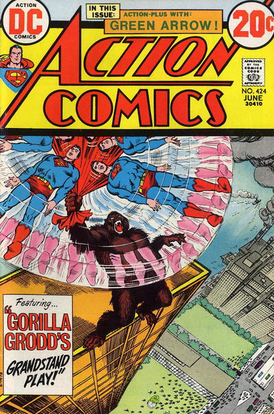 Cover for Action Comics (DC, 1938 series) #424