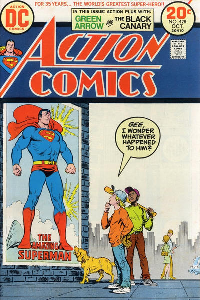Cover for Action Comics (DC, 1938 series) #428