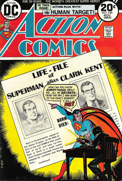 Cover for Action Comics (DC, 1938 series) #429