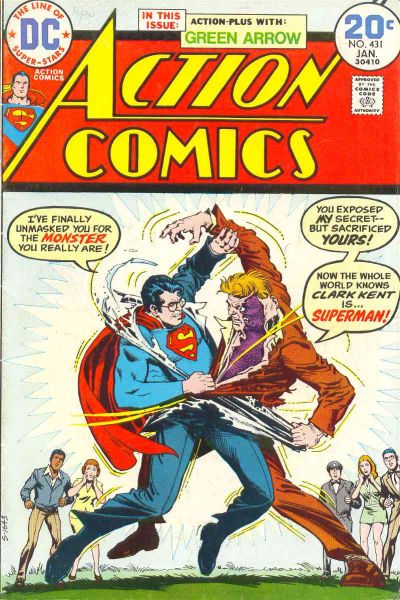 Cover for Action Comics (DC, 1938 series) #431