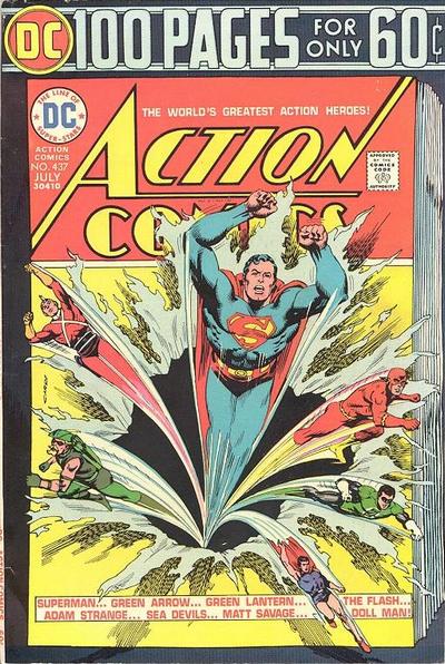 Cover for Action Comics (DC, 1938 series) #437