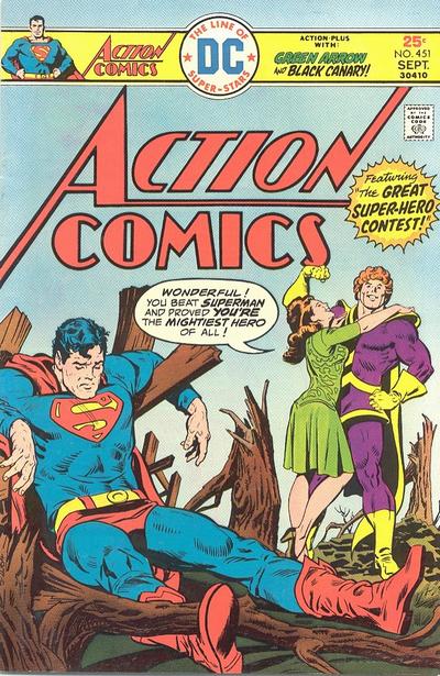 Cover for Action Comics (DC, 1938 series) #451