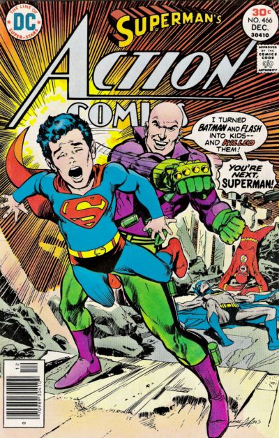 Cover for Action Comics (DC, 1938 series) #466