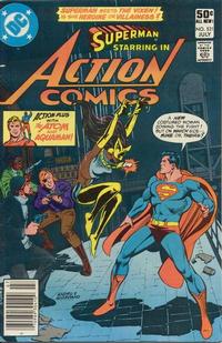 Cover Thumbnail for Action Comics (DC, 1938 series) #521 [Newsstand]