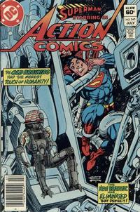 Cover Thumbnail for Action Comics (DC, 1938 series) #545 [Newsstand]