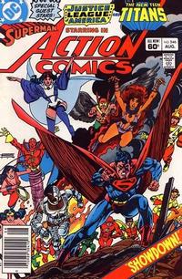 Cover Thumbnail for Action Comics (DC, 1938 series) #546 [Newsstand]