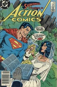 Cover Thumbnail for Action Comics (DC, 1938 series) #567 [Newsstand]